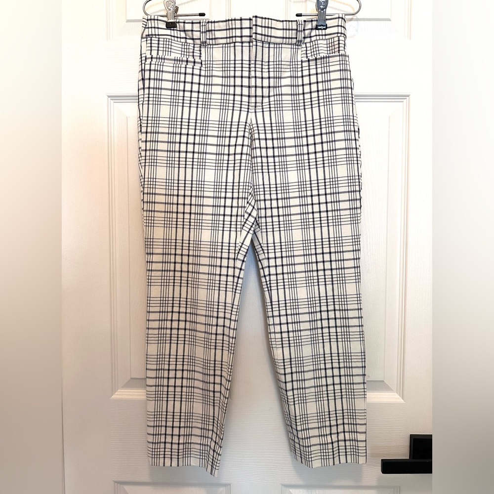 EUC Banana Republic Sloan Windowpane Dress Pants
